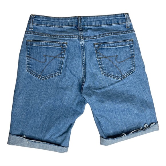 Kenneth Cole Reaction Blue Jeans Shorts Sz. 4 Short - Picture 2 of 6